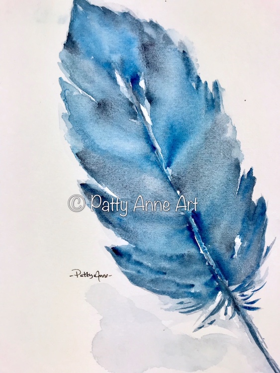 Blue Blue Feather