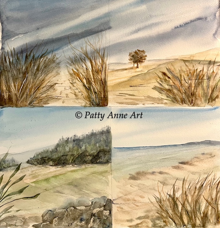 Four - small landscapes